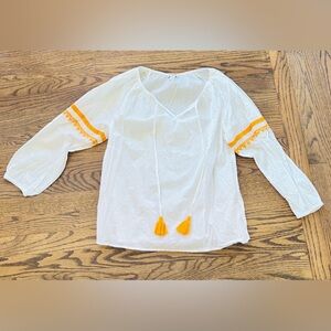 J.Crew Raglan Popover Blouse